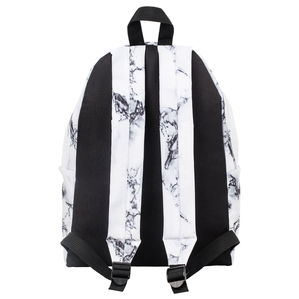 Рюкзак BRAUBERG СИТИ-ФОРМАТ универсальный, "White marble", бело-черный, 41х32х14 см