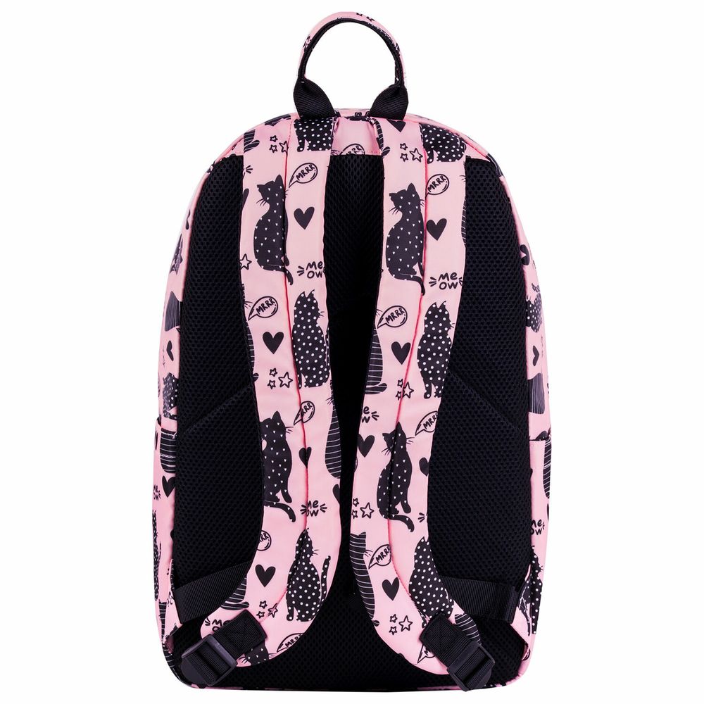Рюкзак HEIKKI DREAM (ХЕЙКИ) универсальный, с карманом для ноутбука, эргономичный, Cats, 42х26х14 см