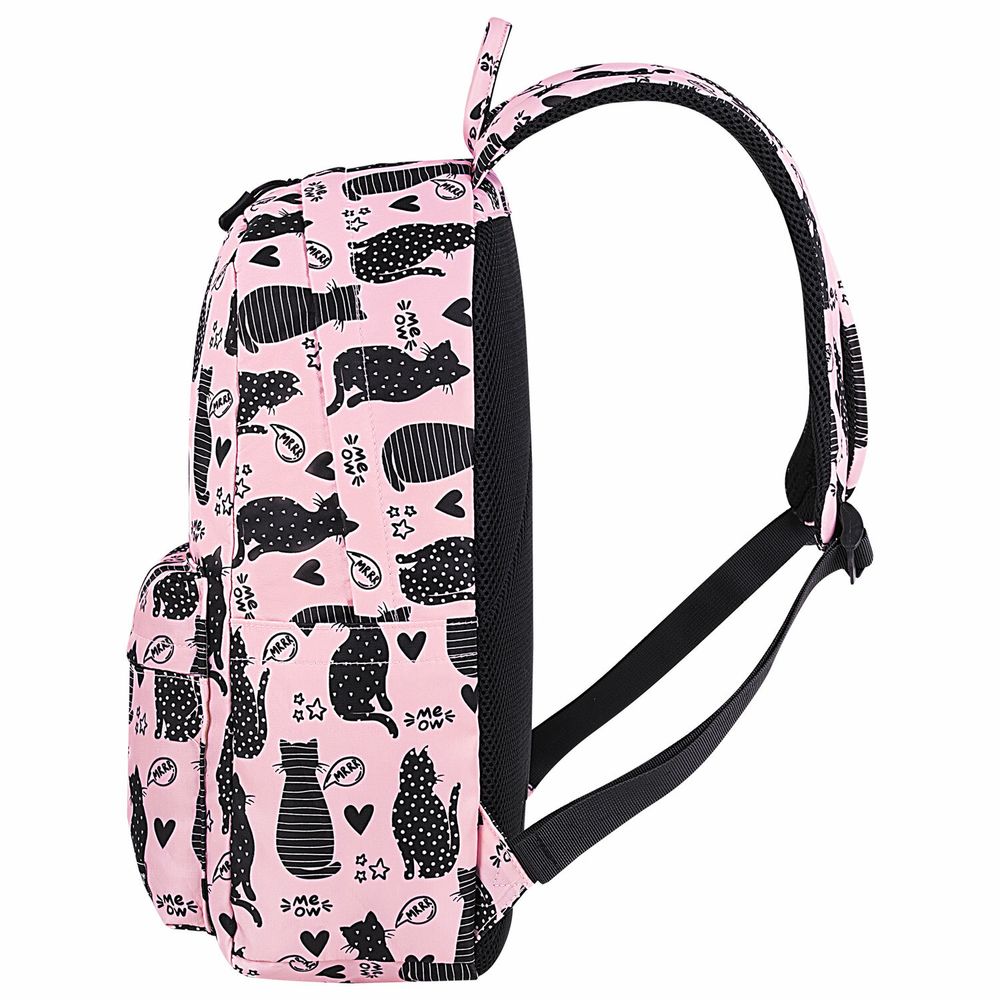 Рюкзак HEIKKI DREAM (ХЕЙКИ) универсальный, с карманом для ноутбука, эргономичный, Cats, 42х26х14 см