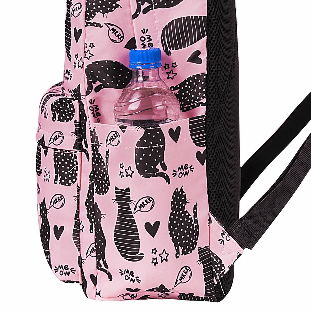 Рюкзак HEIKKI DREAM (ХЕЙКИ) универсальный, с карманом для ноутбука, эргономичный, Cats, 42х26х14 см