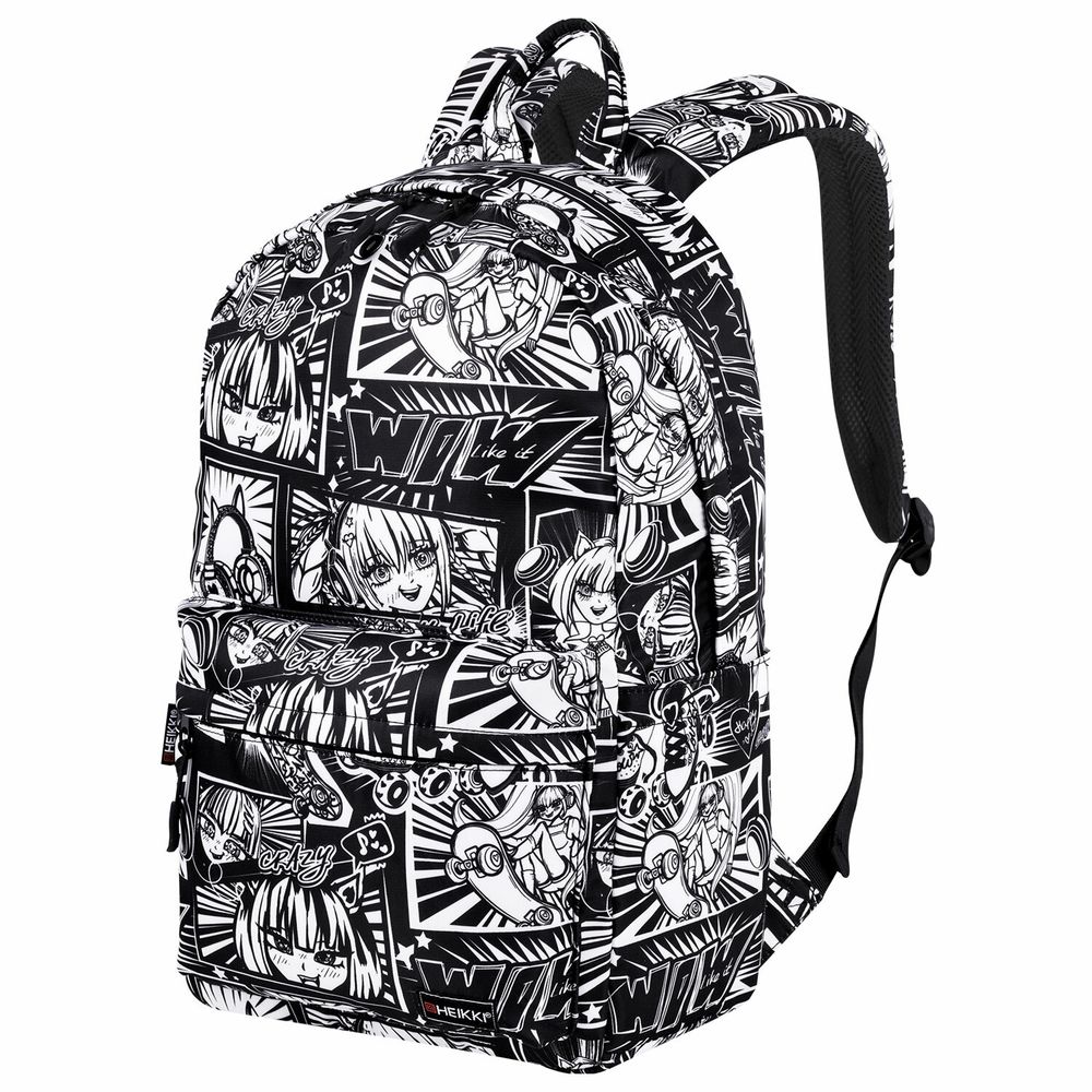 Рюкзак HEIKKI DREAM (ХЕЙКИ) универсальный, с карманом для ноутбука, эргономичный, Comics Anime, 42х26х14 см