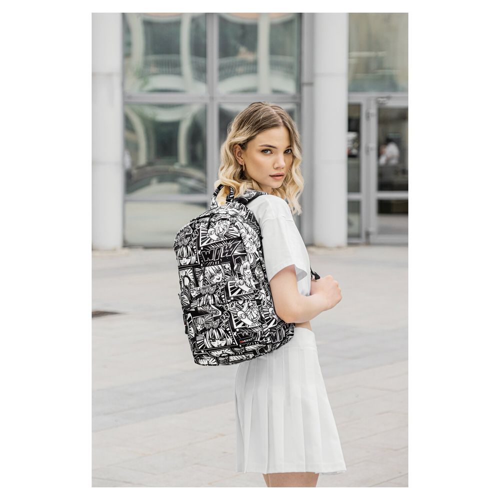 Рюкзак HEIKKI DREAM (ХЕЙКИ) универсальный, с карманом для ноутбука, эргономичный, Comics Anime, 42х26х14 см