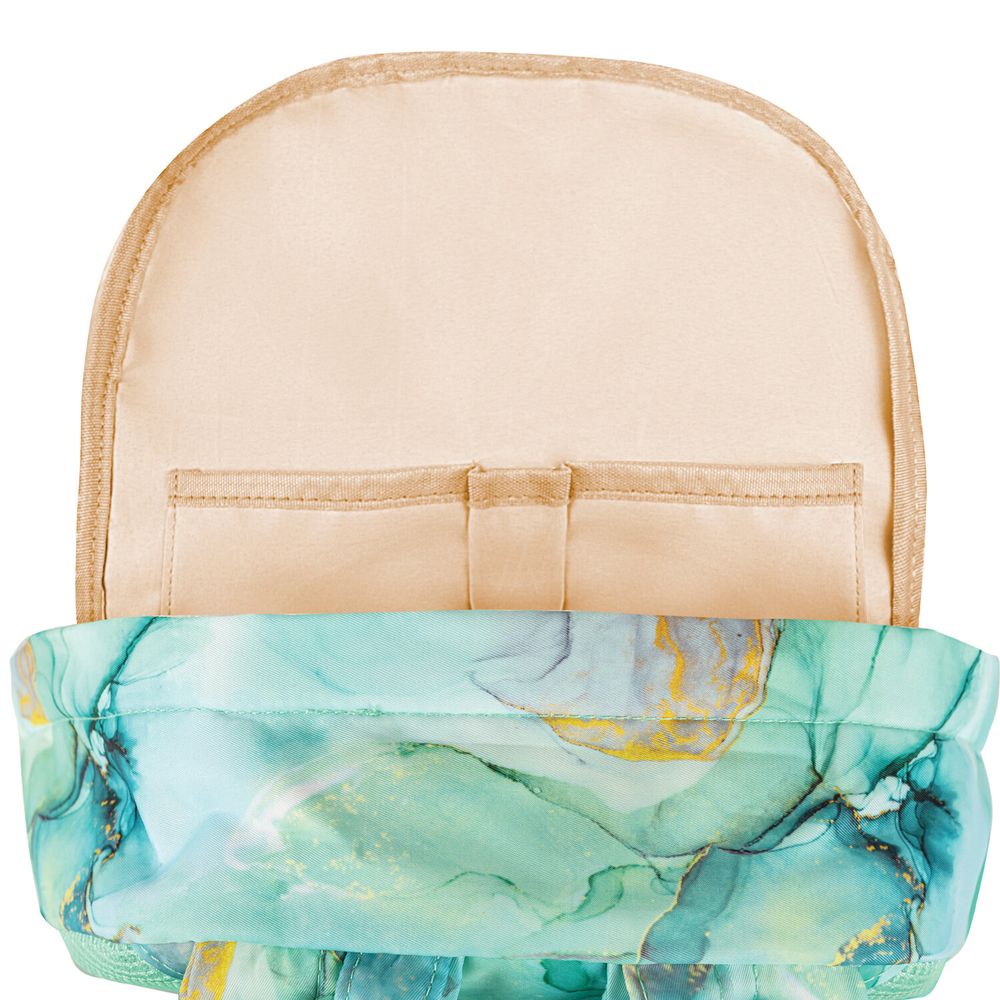 Рюкзак HEIKKI DREAM (ХЕЙКИ) универсальный, с карманом для ноутбука, эргономичный, Mint marble, 42х26х14 см