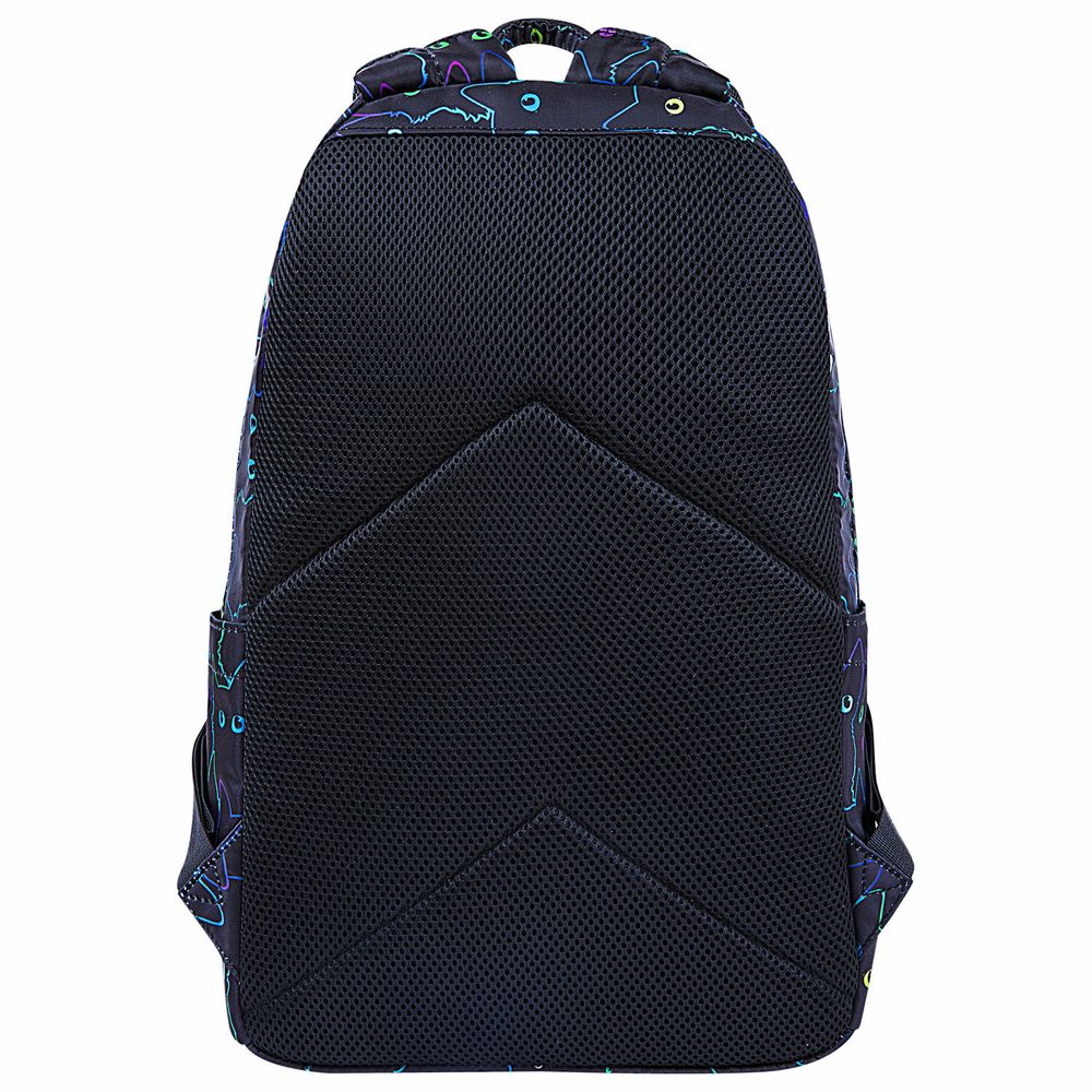 Рюкзак HEIKKI DREAM (ХЕЙКИ) универсальный, с карманом для ноутбука, эргономичный, Neon cats, 42х26х14 см