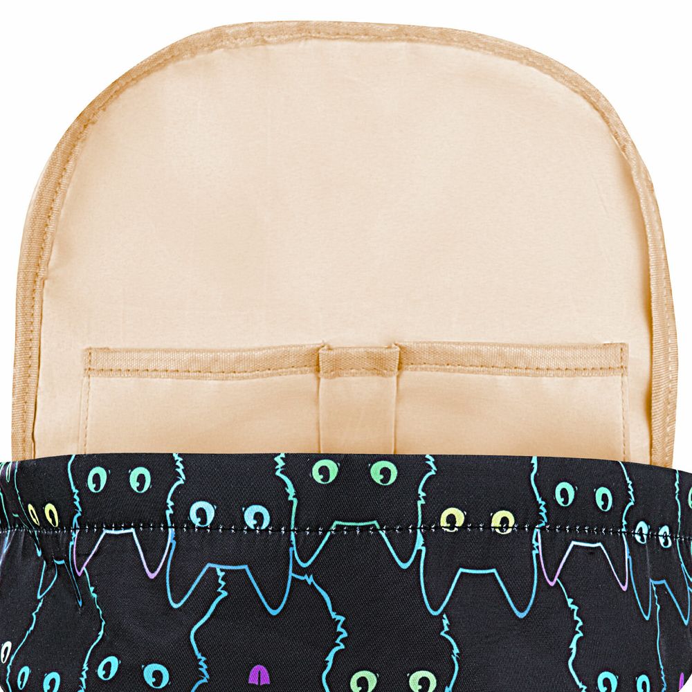 Рюкзак HEIKKI DREAM (ХЕЙКИ) универсальный, с карманом для ноутбука, эргономичный, Neon cats, 42х26х14 см