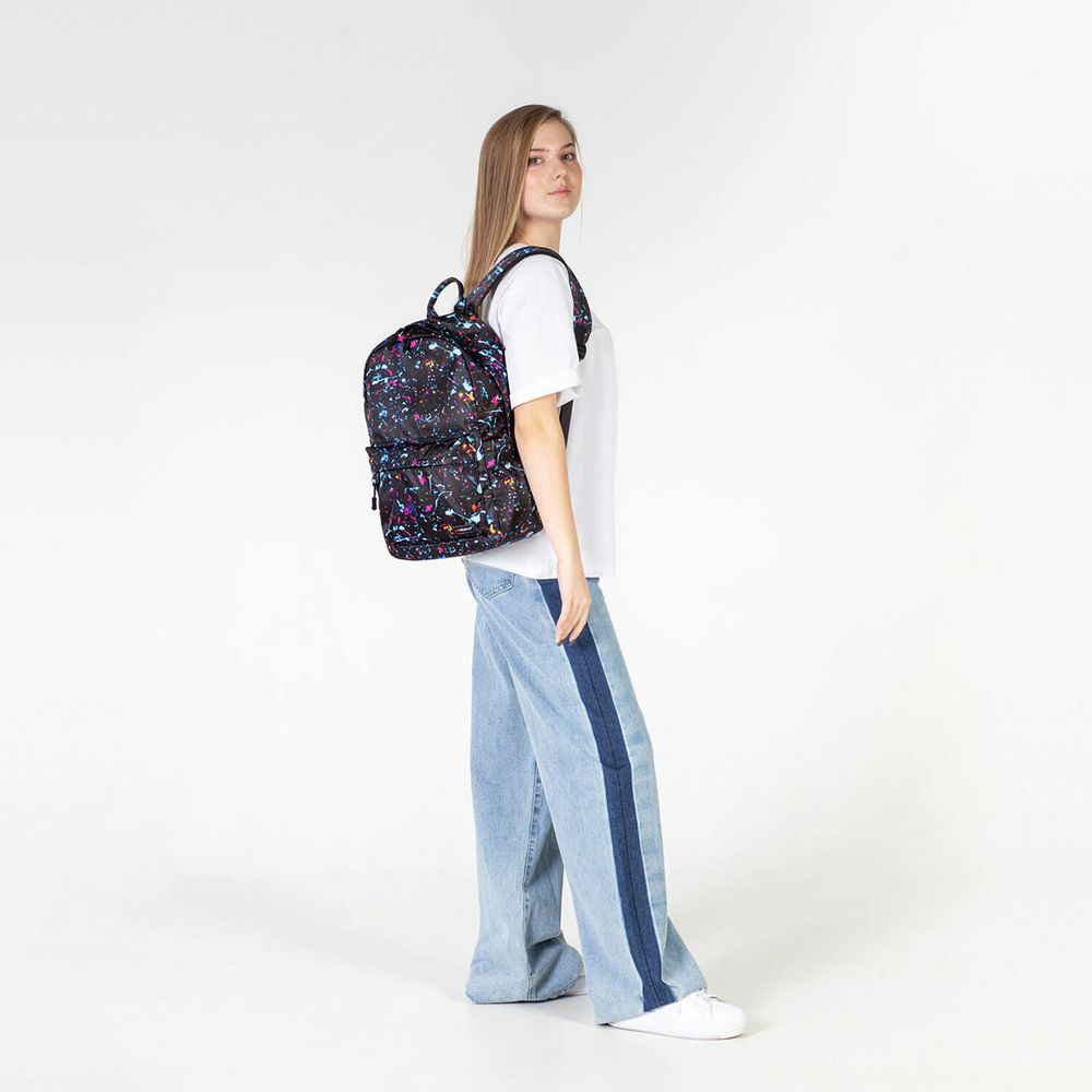 Рюкзак HEIKKI DREAM (ХЕЙКИ) универсальный, с карманом для ноутбука, эргономичный, Splatter, 42х26х14 см