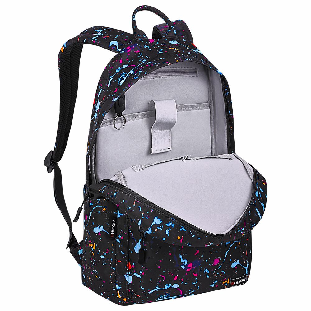 Рюкзак HEIKKI DREAM (ХЕЙКИ) универсальный, с карманом для ноутбука, эргономичный, Splatter, 42х26х14 см