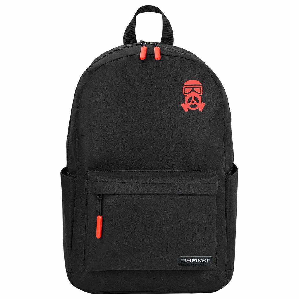 Рюкзак HEIKKI ENERGETIC (ХЕЙКИ) универсальный, эргономичный, Mask, черный, 43х30х16 см