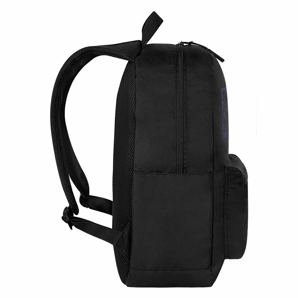 Рюкзак HEIKKI ENERGETIC Mood (ХЕЙКИ) универсальный, эргономичный, Obanai, черный, 43х30х16 см