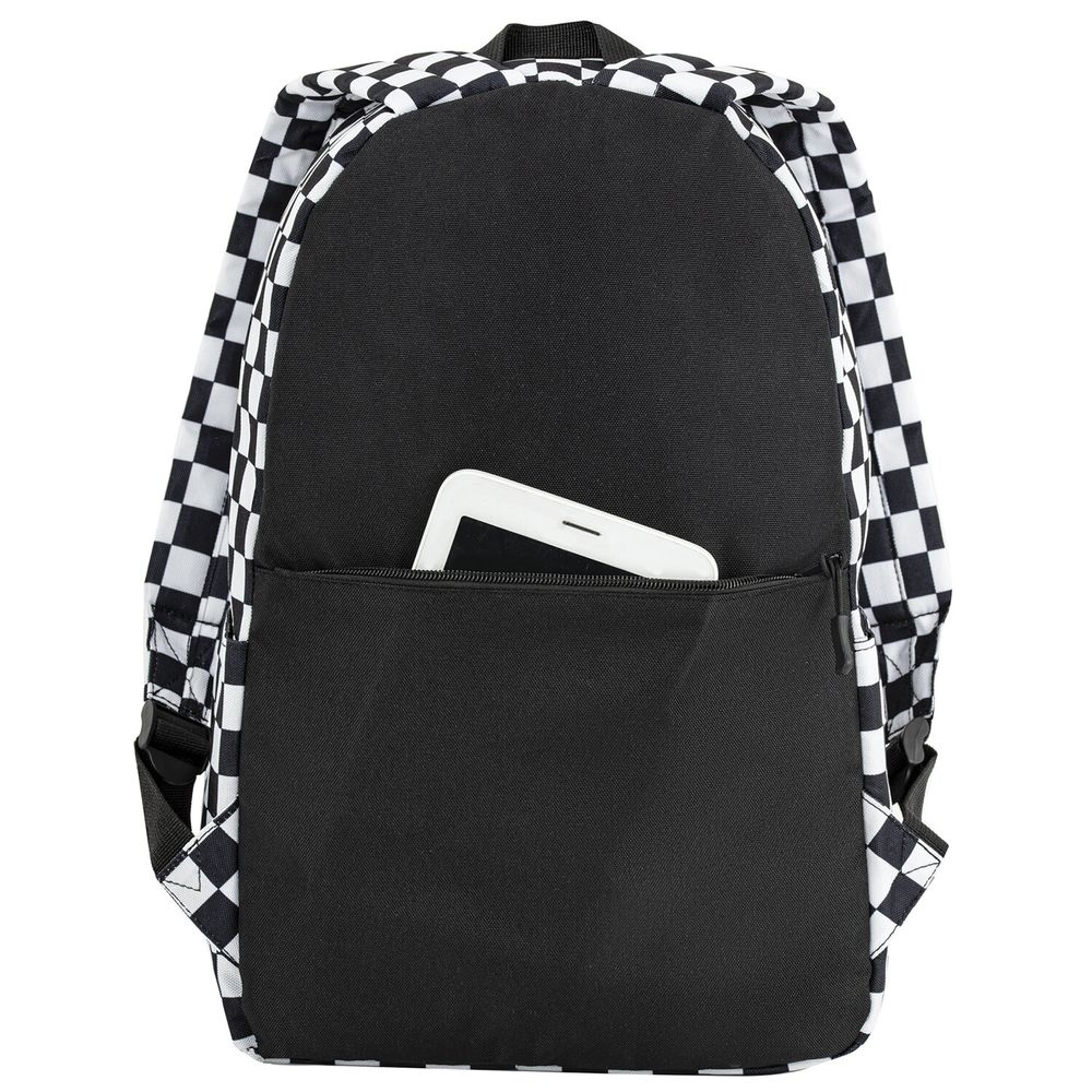 Рюкзак HEIKKI POSITIVE (ХЕЙКИ) универсальный, карман-антивор, Black and White, 42х28х14 см