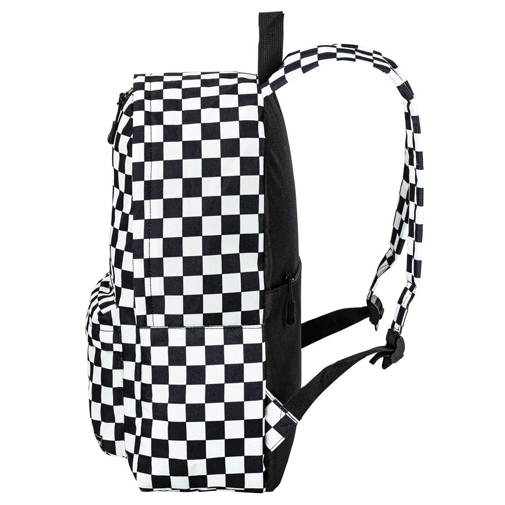 Рюкзак HEIKKI POSITIVE (ХЕЙКИ) универсальный, карман-антивор, Black and White, 42х28х14 см