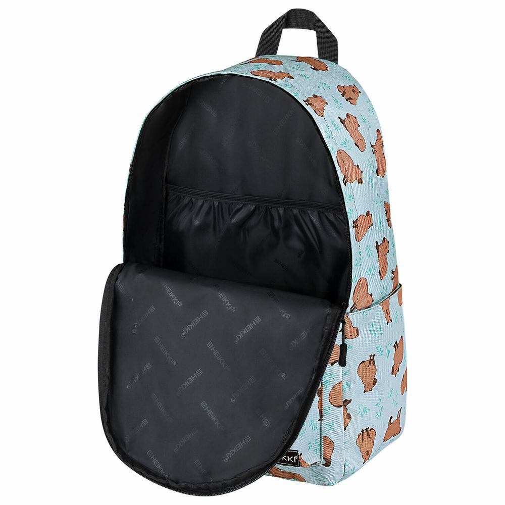 Рюкзак HEIKKI POSITIVE (ХЕЙКИ) универсальный, карман-антивор, Capybara, 42х28х14 см