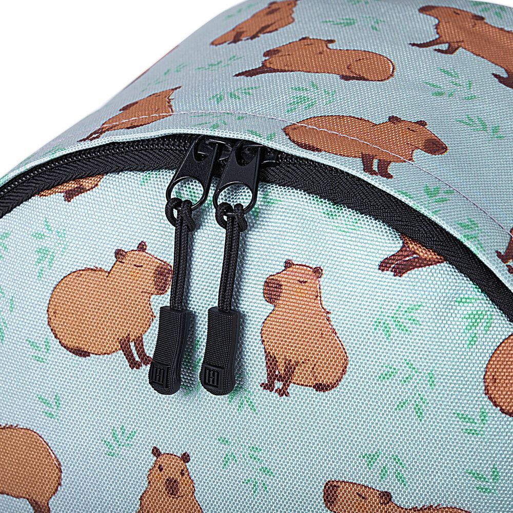 Рюкзак HEIKKI POSITIVE (ХЕЙКИ) универсальный, карман-антивор, Capybara, 42х28х14 см