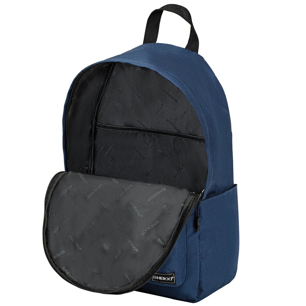 Рюкзак HEIKKI POSITIVE (ХЕЙКИ) универсальный, карман-антивор, Dark blue, 42х28х14 см