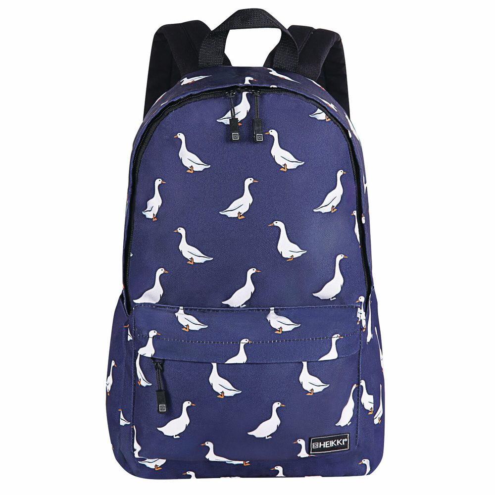 Рюкзак HEIKKI POSITIVE (ХЕЙКИ) универсальный, карман-антивор, Ducks, 42х28х14 см