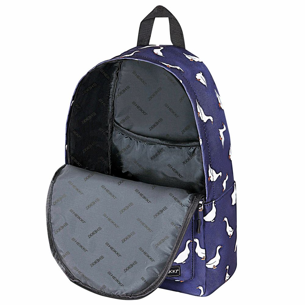 Рюкзак HEIKKI POSITIVE (ХЕЙКИ) универсальный, карман-антивор, Ducks, 42х28х14 см