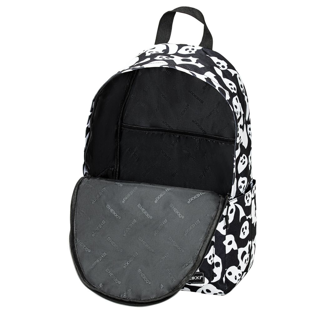 Рюкзак HEIKKI POSITIVE (ХЕЙКИ) универсальный, карман-антивор, Pandas, 42х28х14 см