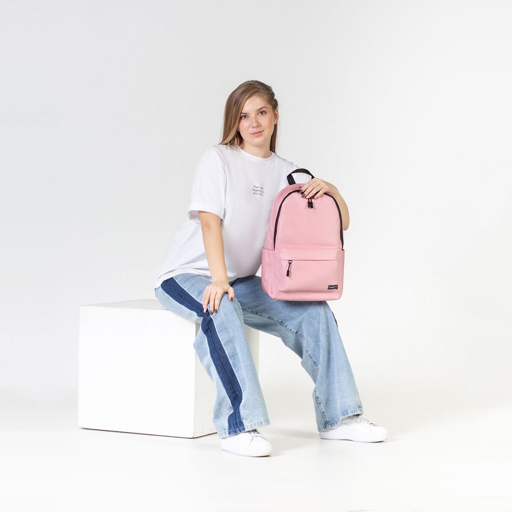 Рюкзак HEIKKI POSITIVE (ХЕЙКИ) универсальный, карман-антивор, Pink, 42х28х14 см