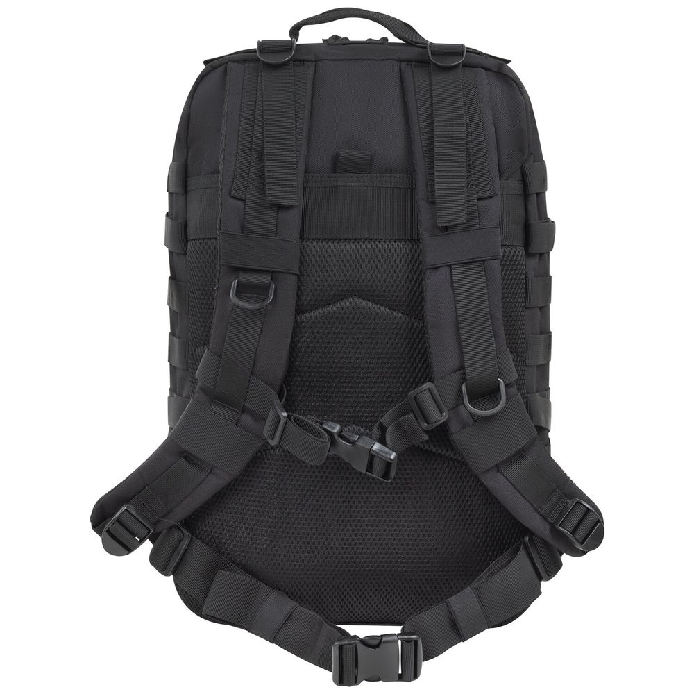 Рюкзак HEIKKI STRATEGY (ХЕЙКИ) тактический, 2 отделения, система Молле, черный, 46х30х20 см