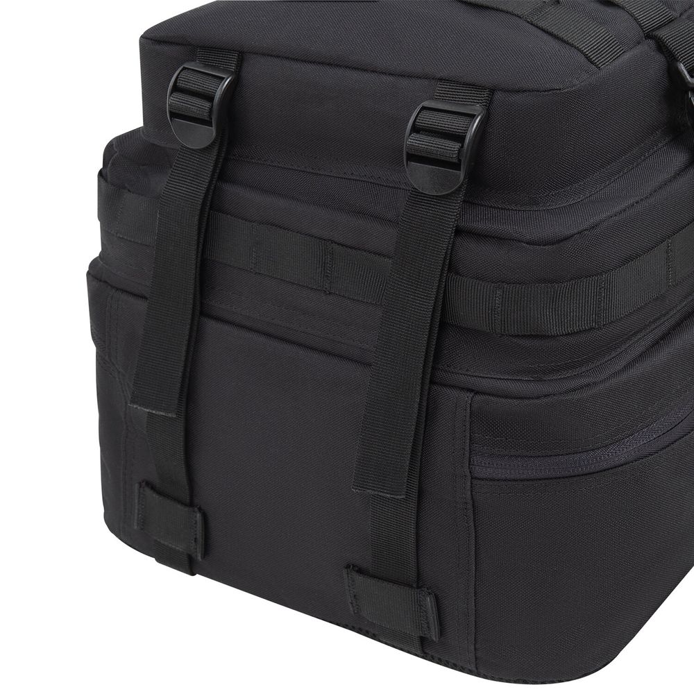 Рюкзак HEIKKI STRATEGY (ХЕЙКИ) тактический, 2 отделения, система Молле, черный, 46х30х20 см