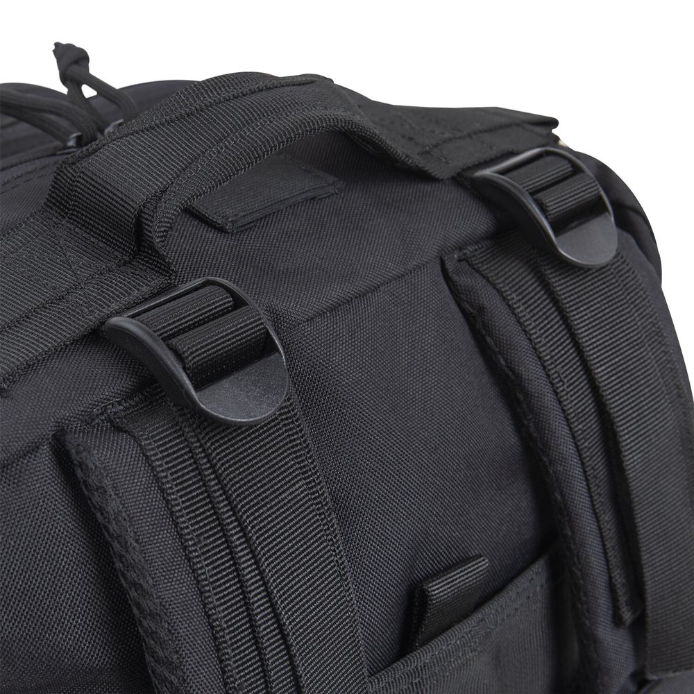 Рюкзак HEIKKI STRATEGY (ХЕЙКИ) тактический, 2 отделения, система Молле, черный, 46х30х20 см