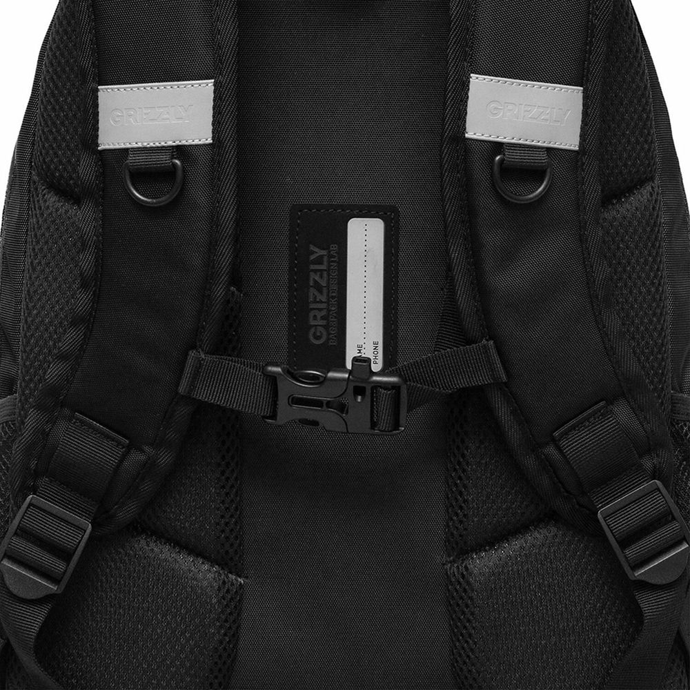 Рюкзак GRIZZLY школьный, анатомическая спинка, 2 отделения, для мальчиков, STYLE, 39х28х20 см, RB-454-1/1