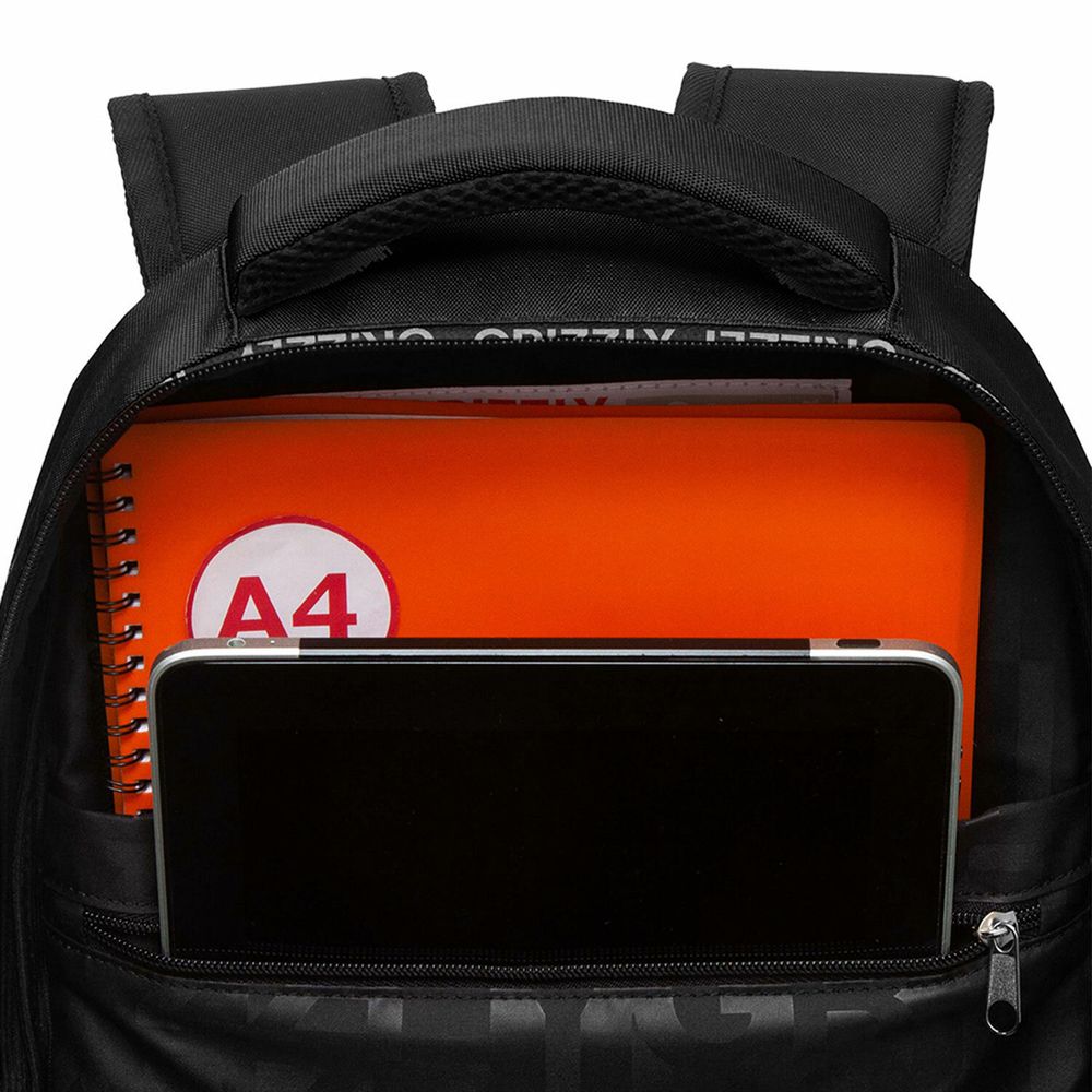 Рюкзак GRIZZLY школьный, анатомическая спинка, 2 отделения, для мальчиков, STYLE, 39х28х20 см, RB-454-1/1