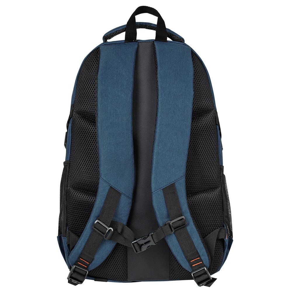 Рюкзак BRAUBERG DELTA универсальный, 2 отделения, с отделением для ноутбука, "Mercury", синий, 49х34х15 см