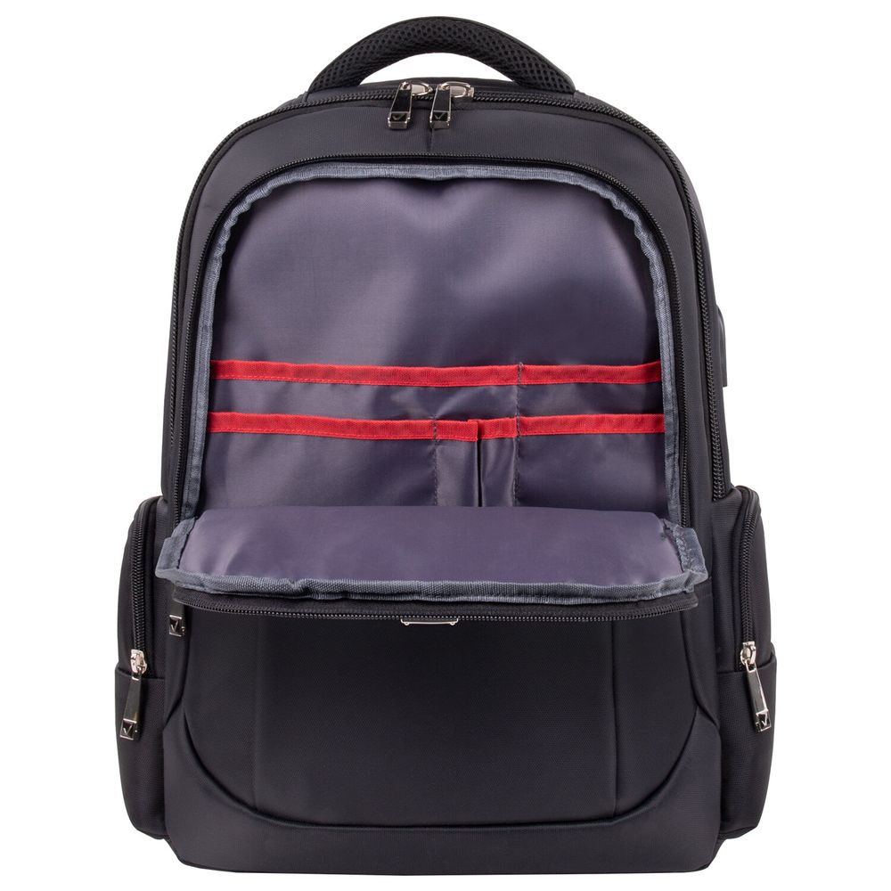 Рюкзак BRAUBERG FUNCTIONAL с отделением для ноутбука, 2 отделения, USB-порт, "Leader", 45х32х17 см