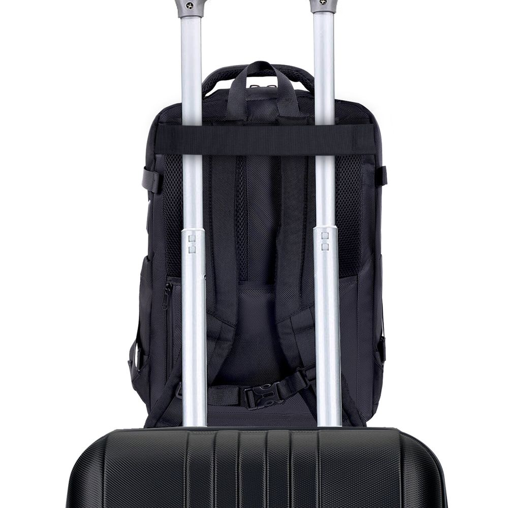 Рюкзак BRAUBERG FUNCTIONAL с отделением для ноутбука, 2 отделения, USB-порт, Solid, 46х31х15 см