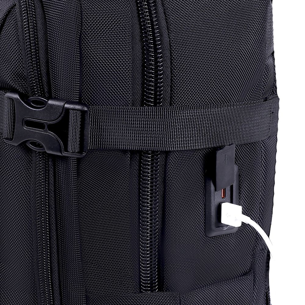 Рюкзак BRAUBERG FUNCTIONAL с отделением для ноутбука, 2 отделения, USB-порт, Solid, 46х31х15 см