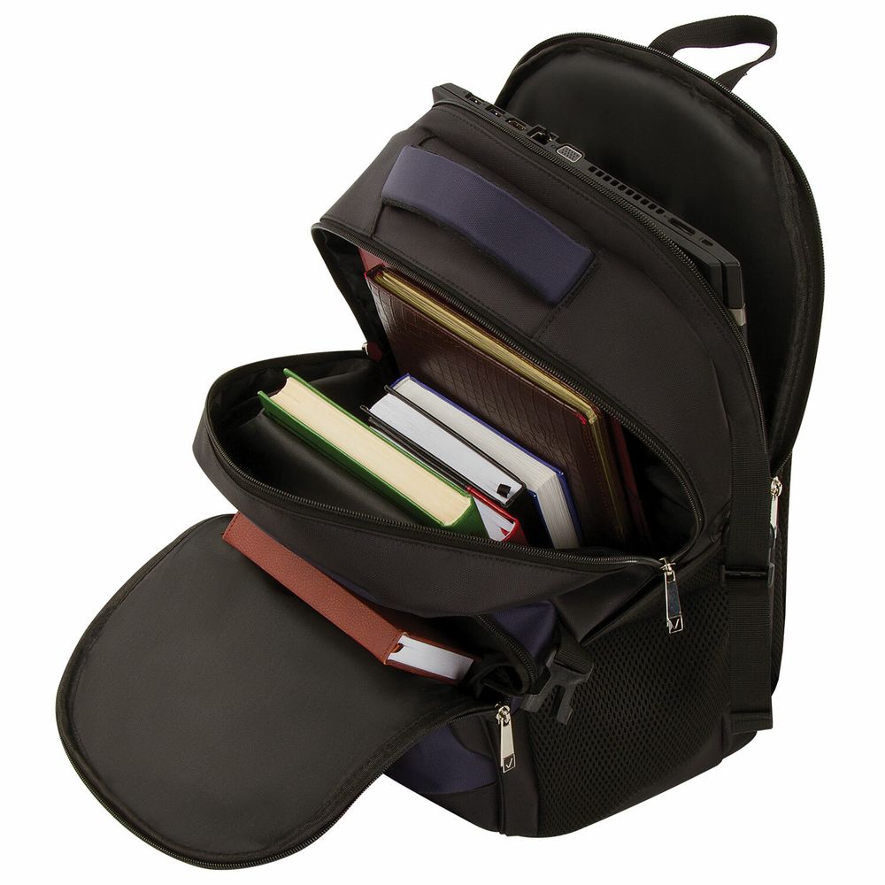 Рюкзак BRAUBERG FUNCTIONAL с отделением для ноутбука, 2 отделения, крепление на чемодан, "Practic", 48х20х32 см