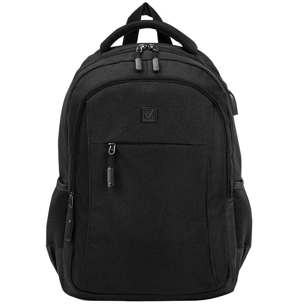 Рюкзак BRAUBERG URBAN универсальный с отделением для ноутбука, USB-порт, "Kinetic", черный, 46х31х18 см