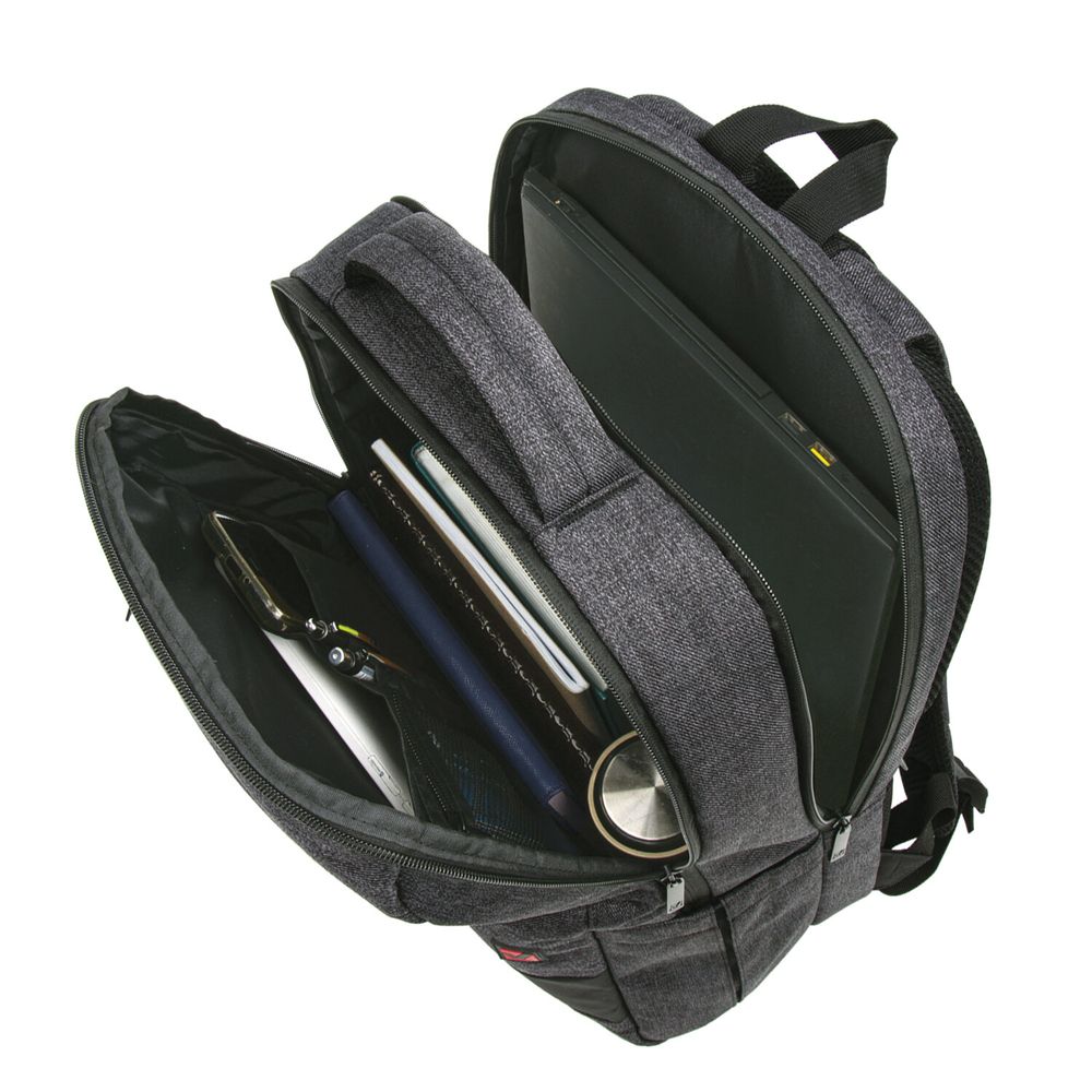Рюкзак BRAUBERG URBAN универсальный, с отделением для ноутбука, "Houston", темно-серый, 45х31х15 см