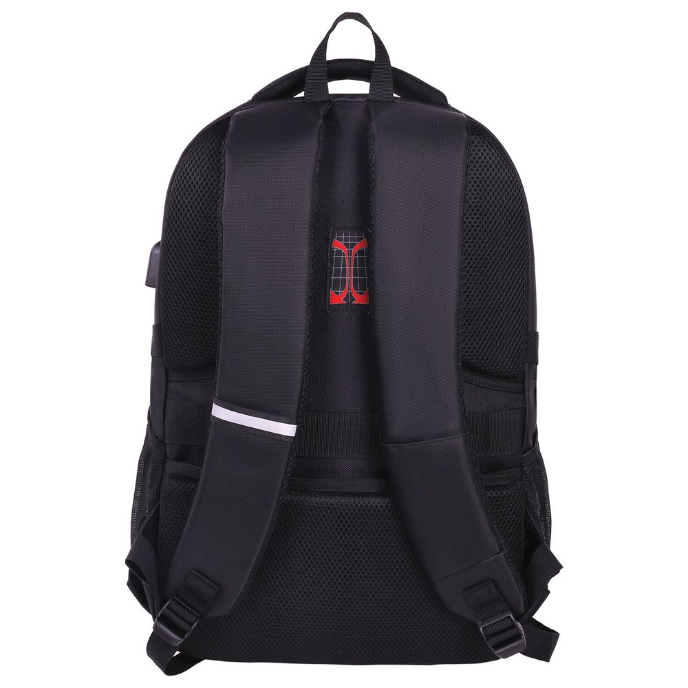 Рюкзак GERMANIUM UPGRADE универсальный, 2 отделения, отделение для ноутбука, USB-порт, "UP-1", черный, 47х31х18 см