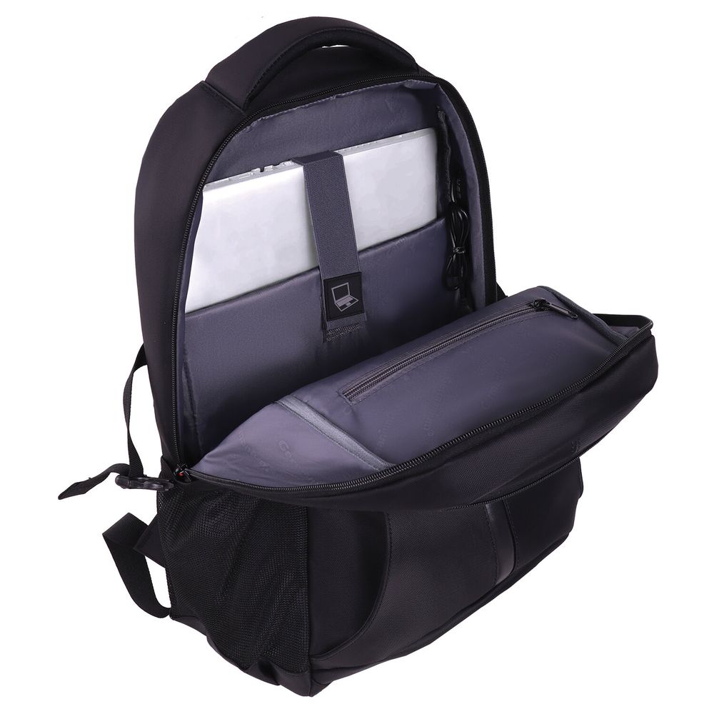 Рюкзак GERMANIUM UPGRADE универсальный, 2 отделения, отделение для ноутбука, USB-порт, "UP-1", черный, 47х31х18 см