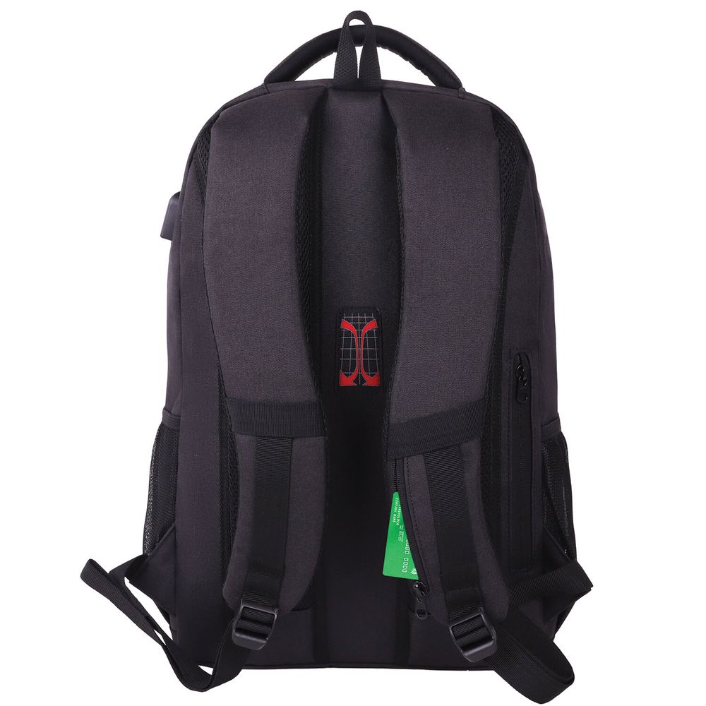 Рюкзак GERMANIUM UPGRADE универсальный, 2 отделения, отделение для ноутбука, USB-порт, UP-4, черный, 47х31х19 см