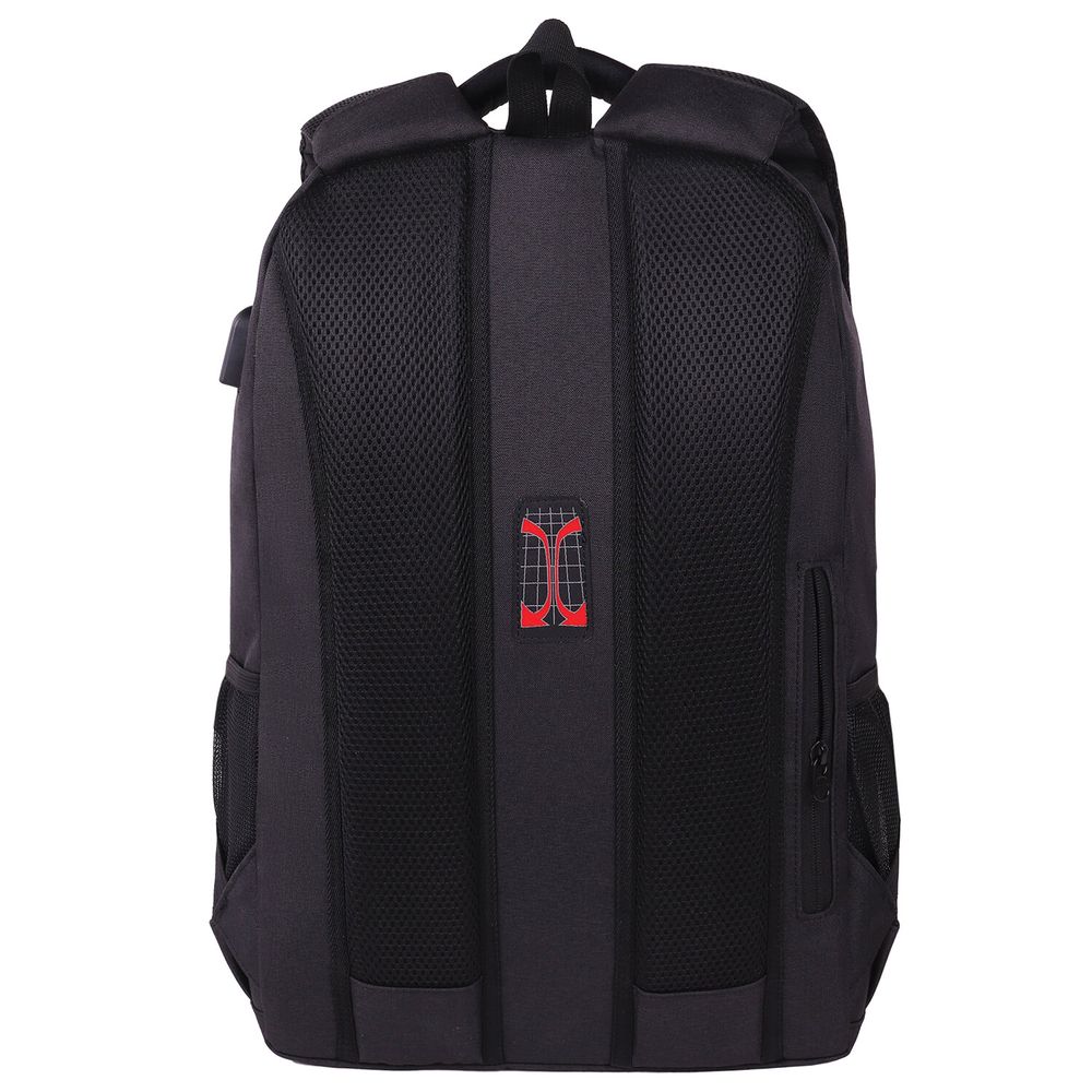 Рюкзак GERMANIUM UPGRADE универсальный, 2 отделения, отделение для ноутбука, USB-порт, UP-4, черный, 47х31х19 см