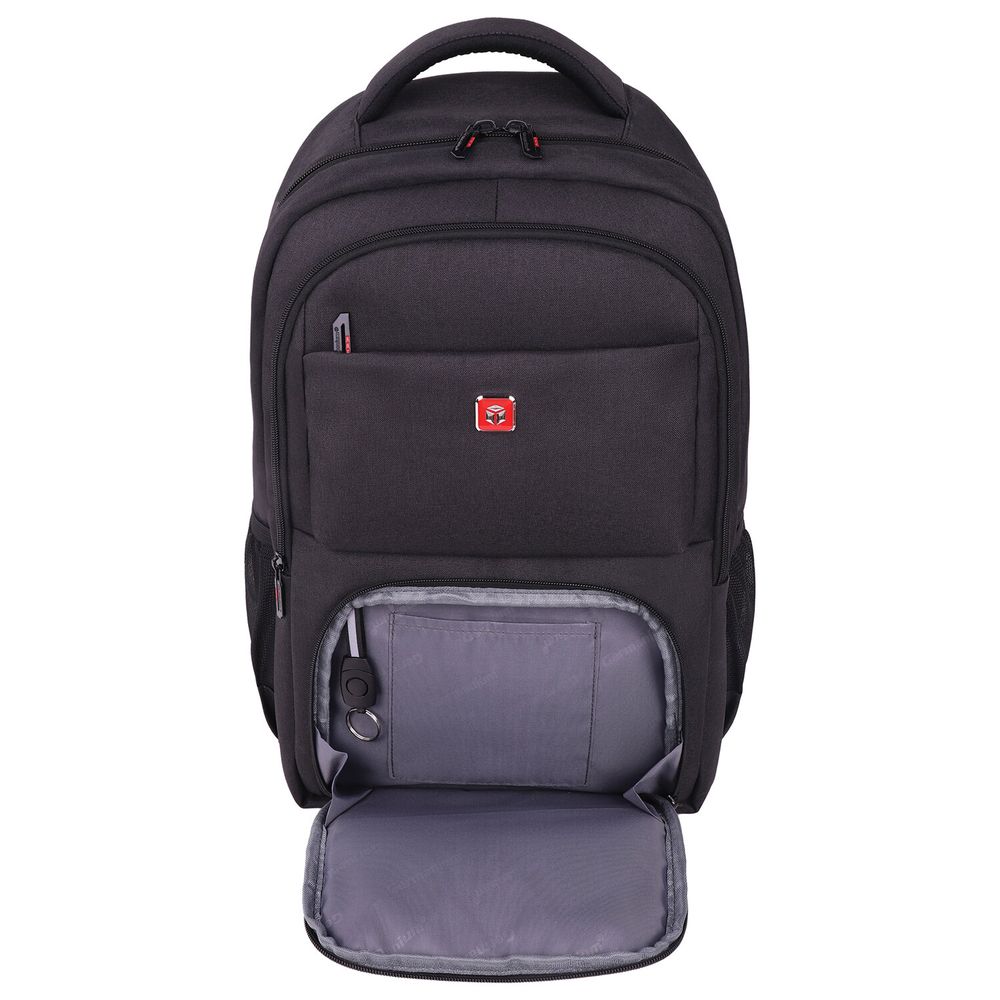 Рюкзак GERMANIUM UPGRADE универсальный, 2 отделения, отделение для ноутбука, USB-порт, UP-4, черный, 47х31х19 см