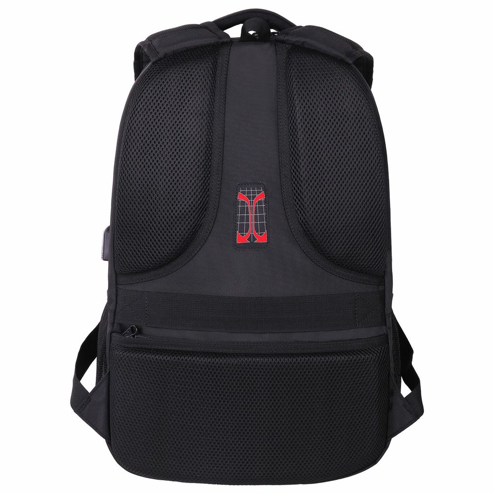 Рюкзак GERMANIUM UPGRADE универсальный, 3 отделения, отделение для ноутбука, USB-порт, "UP-3", черный, 47х33х21 см