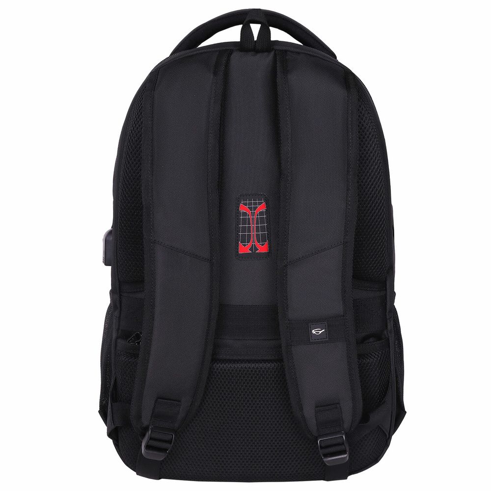 Рюкзак GERMANIUM UPGRADE универсальный, 3 отделения, отделение для ноутбука, USB-порт, "UP-3", черный, 47х33х21 см