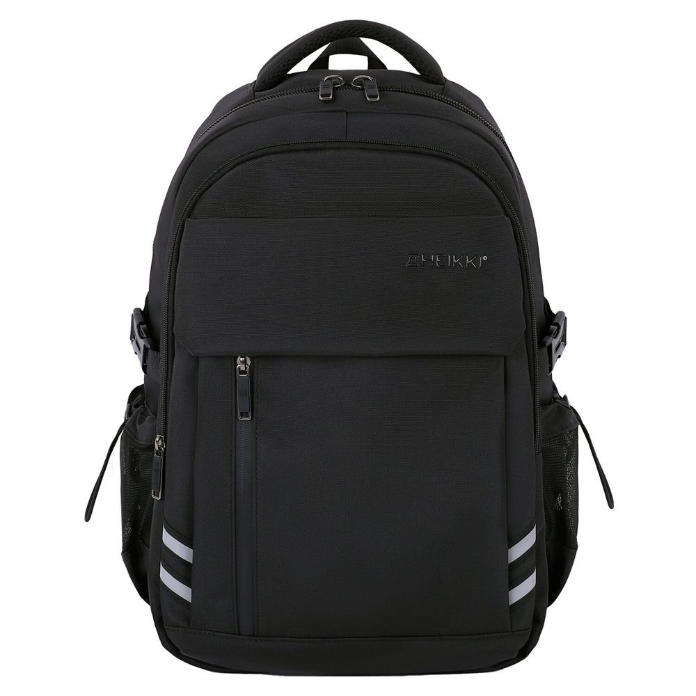 Рюкзак HEIKKI CHALLENGE (ХЕЙКИ) универсальный, 2 отделения, отделение для ноутбука, черный, 47х32х17 см