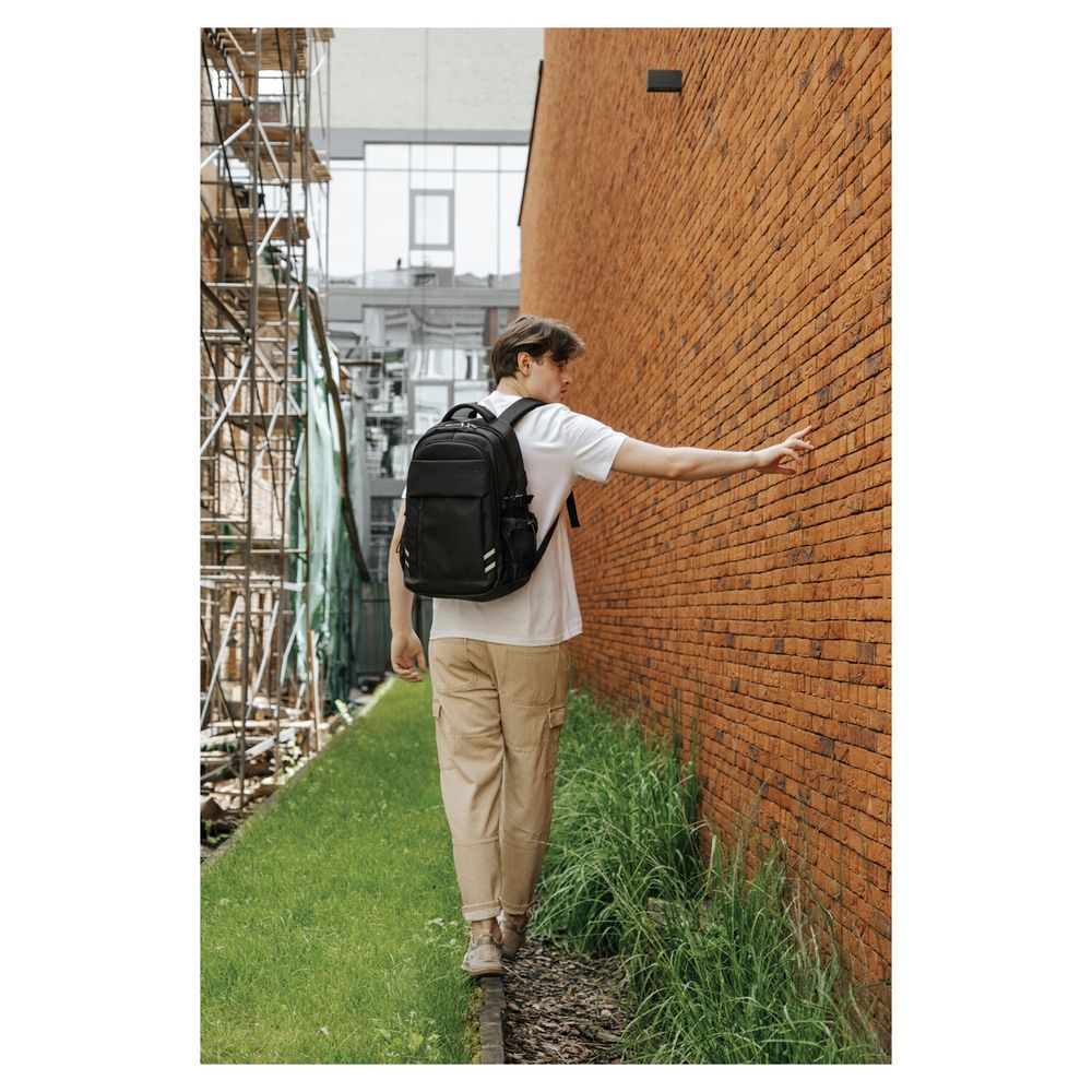 Рюкзак HEIKKI CHALLENGE (ХЕЙКИ) универсальный, 2 отделения, отделение для ноутбука, черный, 47х32х17 см