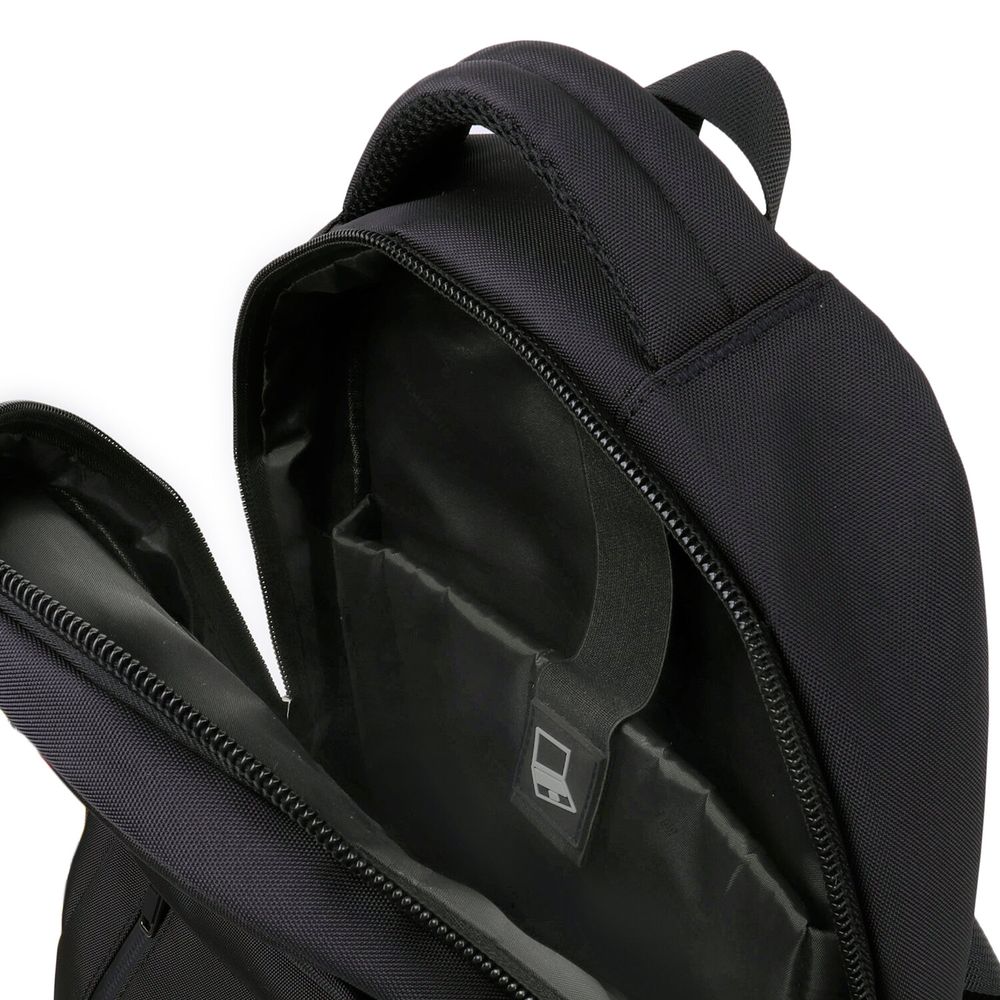 Рюкзак HEIKKI CHALLENGE (ХЕЙКИ) универсальный, 2 отделения, отделение для ноутбука, черный, 47х32х17 см