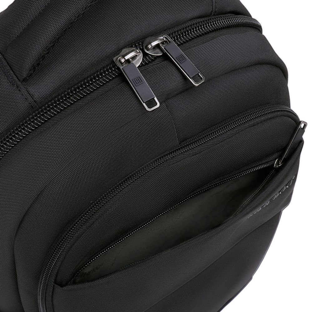 Рюкзак HEIKKI CHALLENGE (ХЕЙКИ) универсальный, 2 отделения, отделение для ноутбука, черный, 47х32х17 см