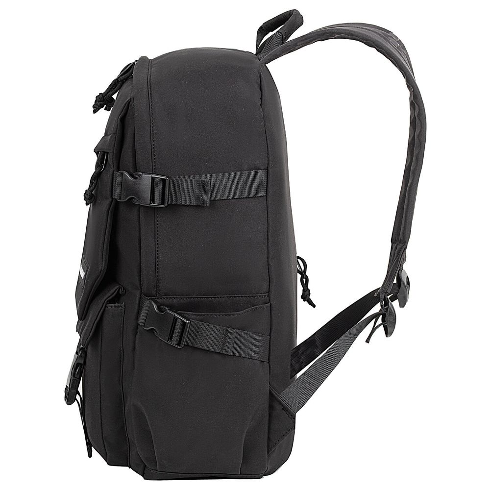 Рюкзак HEIKKI FUSION (ХЕЙКИ) универсальный, отделение для ноутбука, карман-антивор, черный, 43х30х14 см