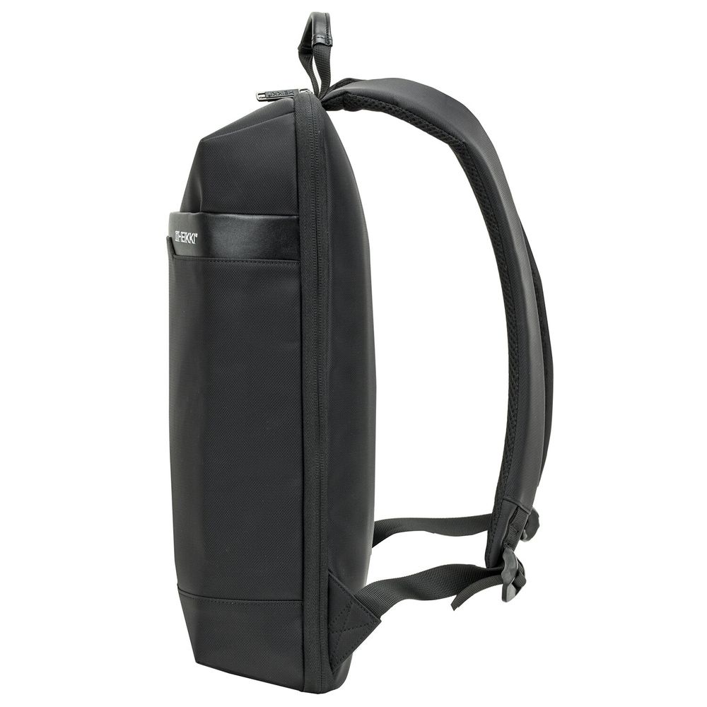 Рюкзак HEIKKI HIGH TECH (ХЕЙКИ) с отделением для ноутбука, черный, 43x28x12 см