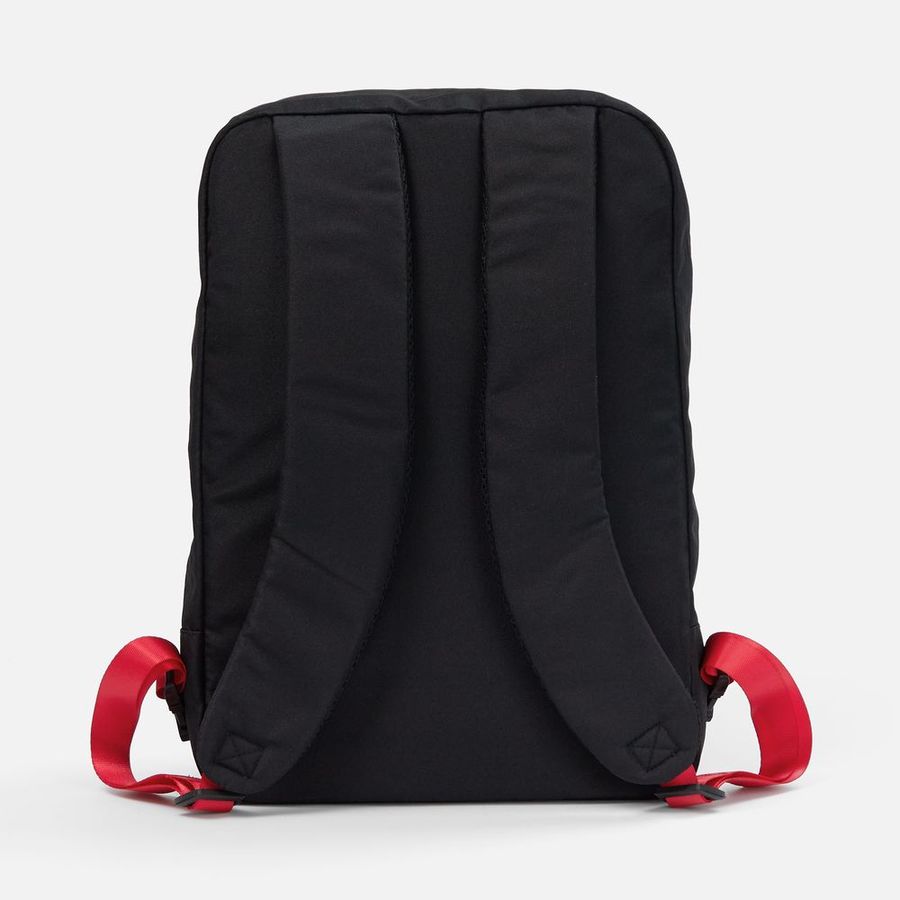 Рюкзак B2 черный с красными стропами