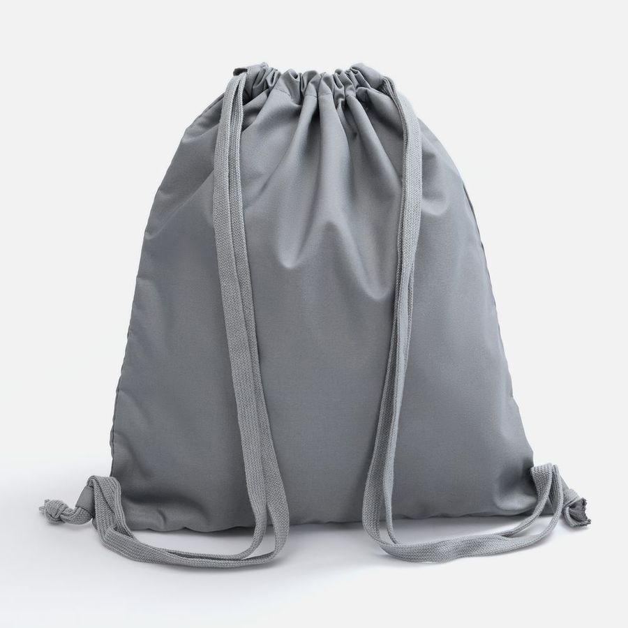 Рюкзак B3 серый с серыми лямками