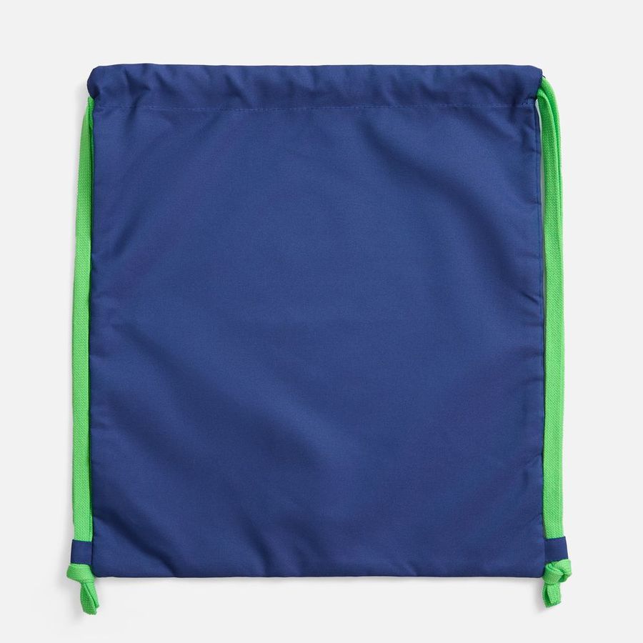 Рюкзак B3 синий с зелеными лямками